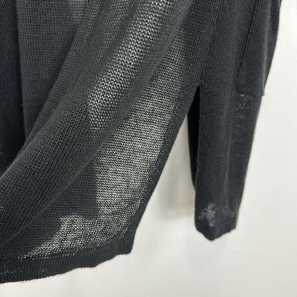 J. Jill Linen Blend Long Sleeve Open Front Cardigan With Pockets Size M - Picture 7 of 12